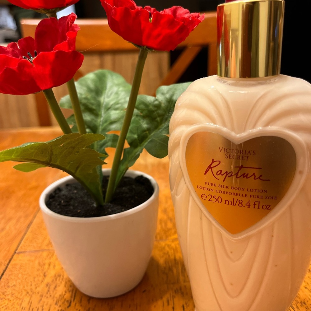 Victoria Secret Rapture Pure Silk Body Lotion sold out in stores heavenly scent!